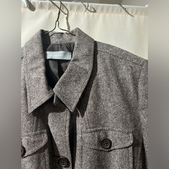 Liz Claiborne brown blazer fall blazer business elegant - Picture 2 of 4